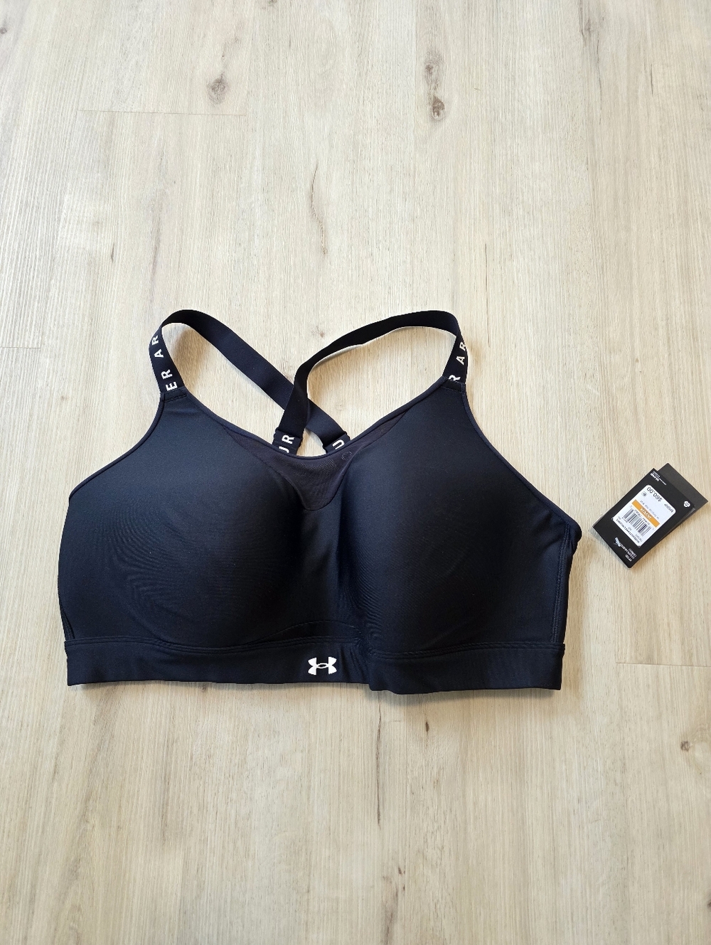 Under Armour Infinity High Impact Sports Bra Women's Size 3X Black